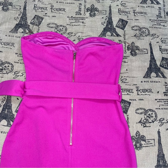Fashion Nova NWT! Fuchsia Giving In To You Tube Mini Dress Size S - Picture 9 of 13